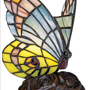 Tiffany Butterfly night light 7 1/2 inch high New